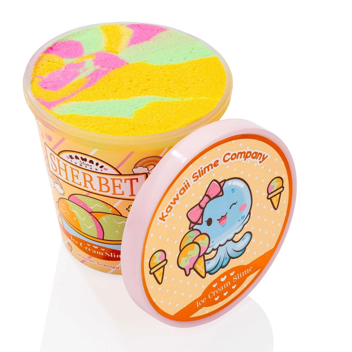 Sherbet Scented Ice Cream Pint Slime - A Child's Delight