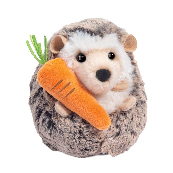 Spunky Hedgehog with Carrot - A Child's Delight