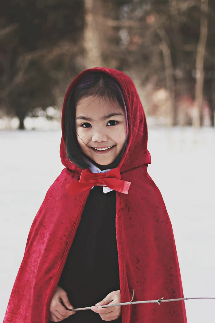 Little Red Riding Hood Cape Size 5-6 - A Child's Delight