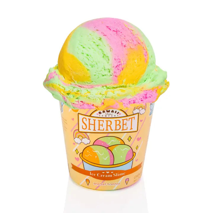 Sherbet Scented Ice Cream Pint Slime - A Child's Delight