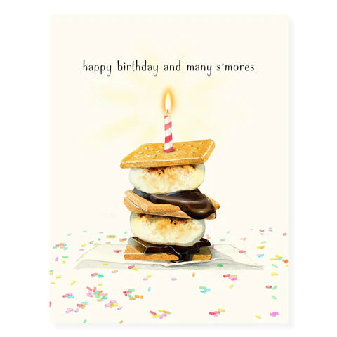 Many Smores Birthday Card - A Child's Delight