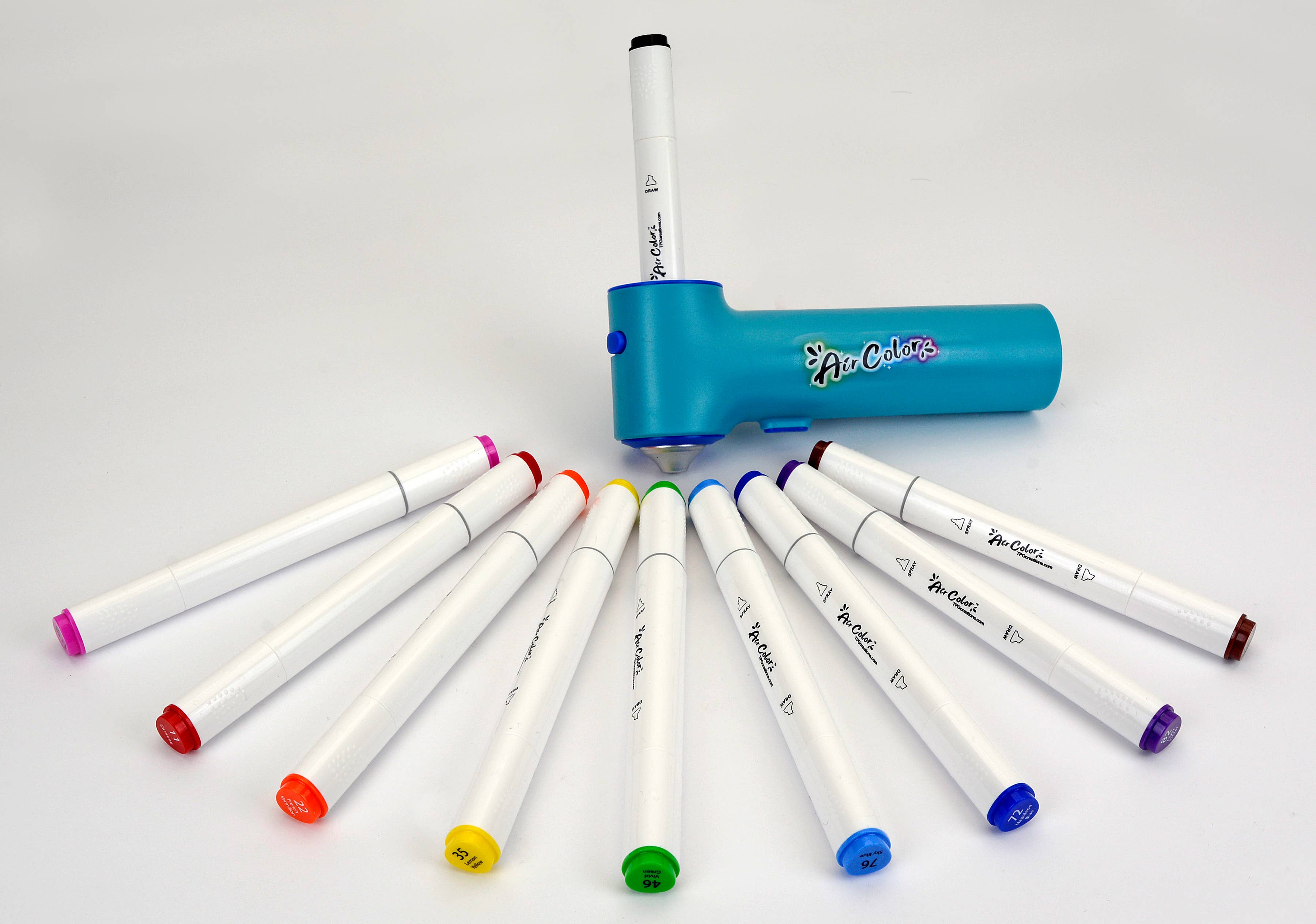 Aircolor Airbrush Kit (includes Markers & Stencils) TPG-490