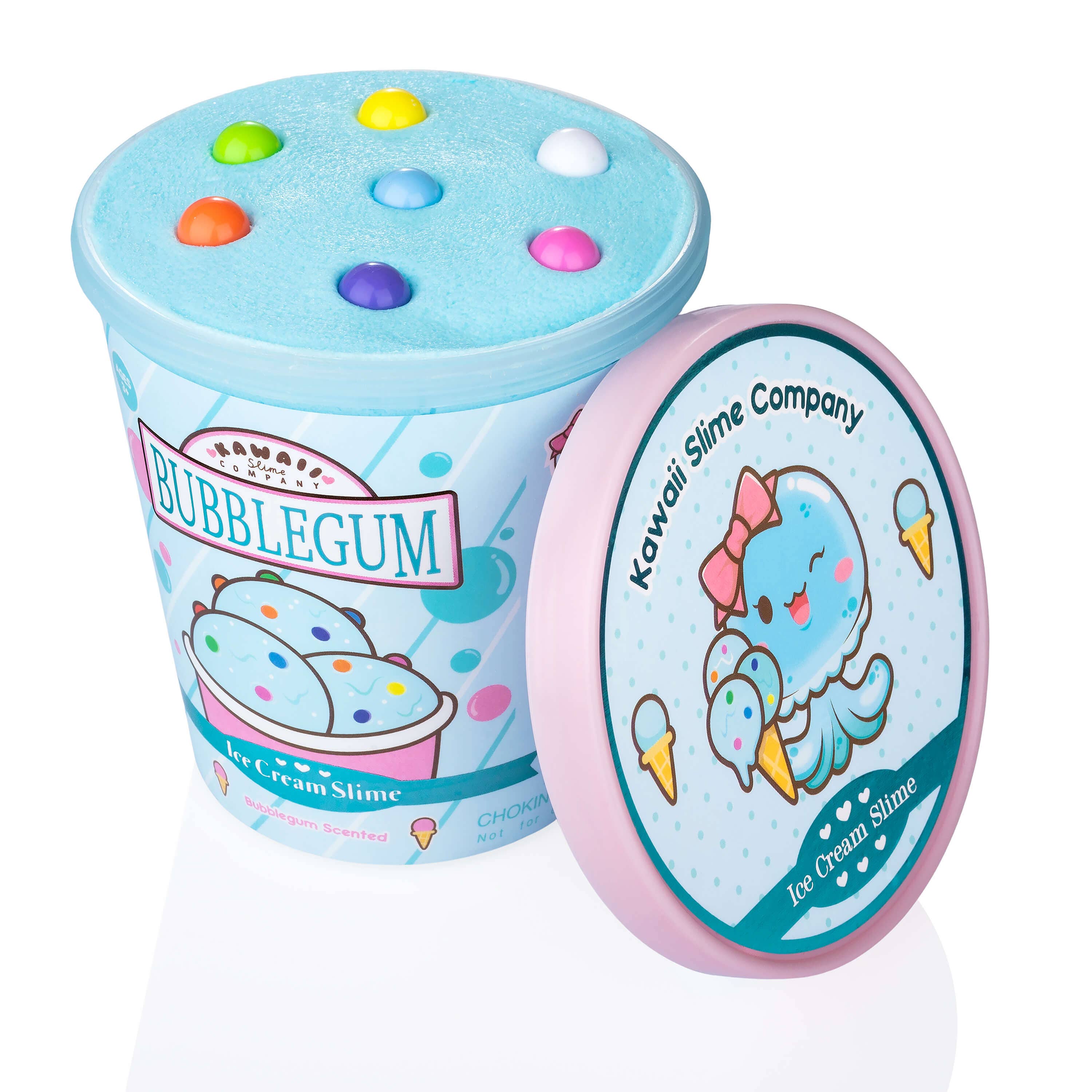 Bubblegum Scented Ice Cream Pint Slime (5pcs/case) - A Child's Delight