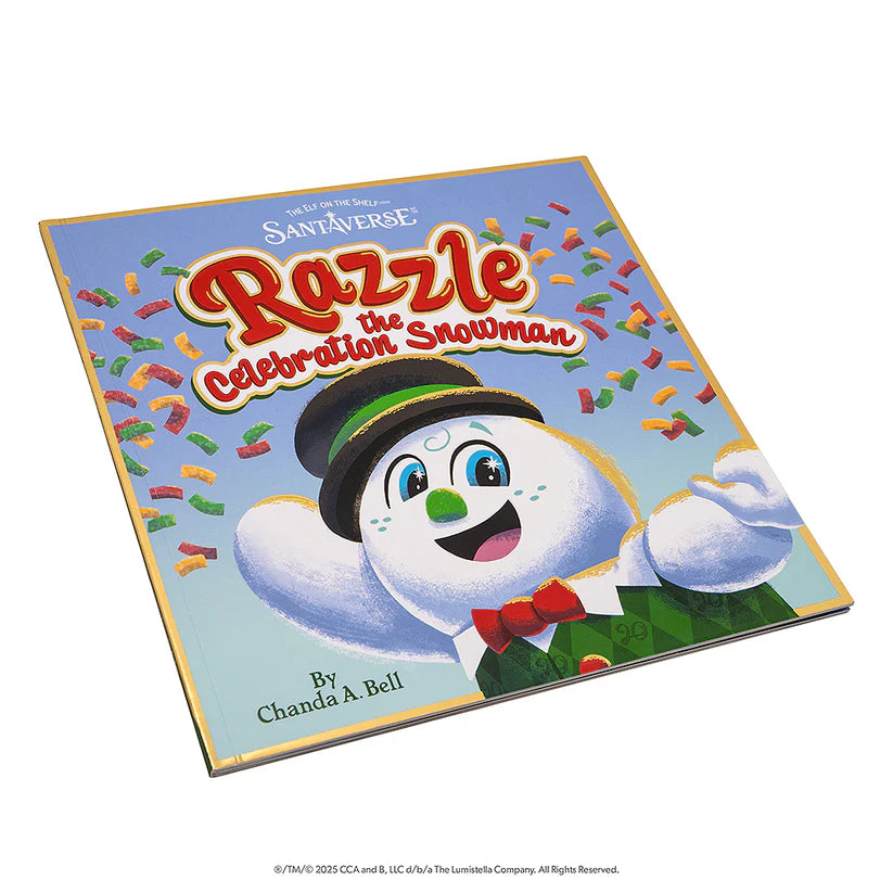 Razzle the Snowman Plush and Book
