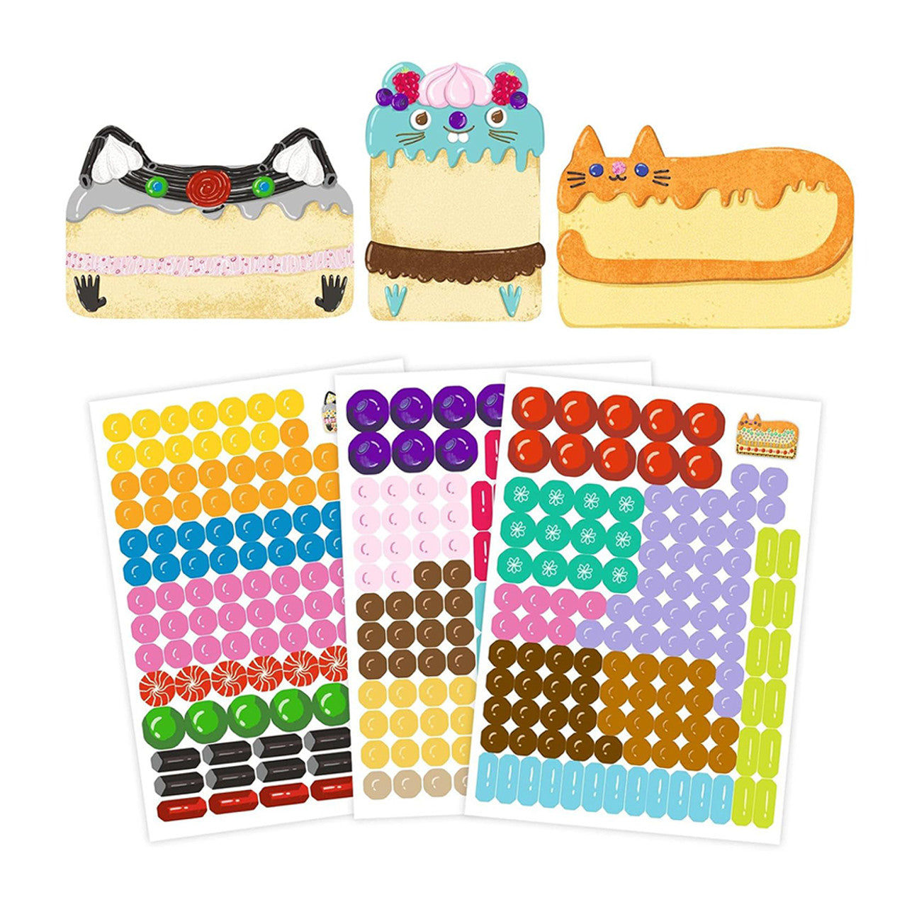 Cakes & Sweets Collage - A Child's Delight