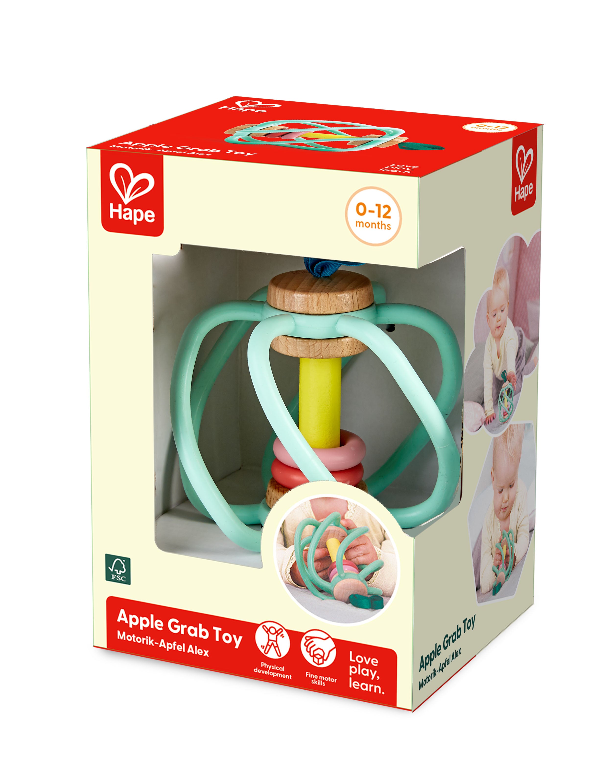 Apple Grab Toy - A Child's Delight