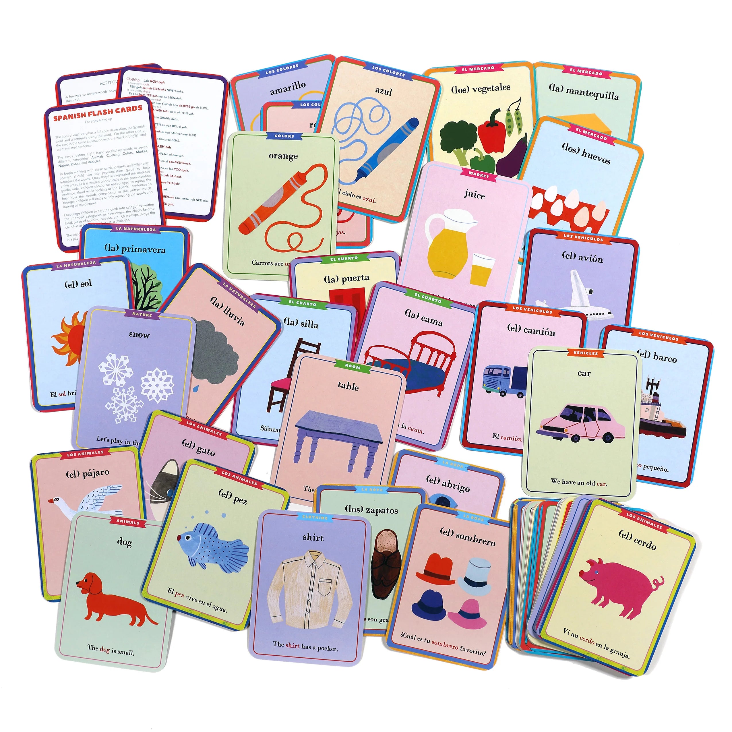 Spanish Flash Cards - A Child's Delight