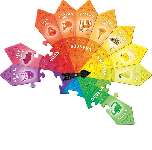 Color Puzzle Spinner Game - A Child's Delight