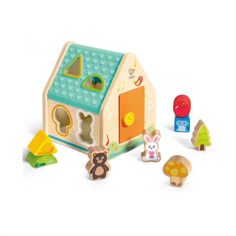 Critter House Shape Sorter - A Child's Delight