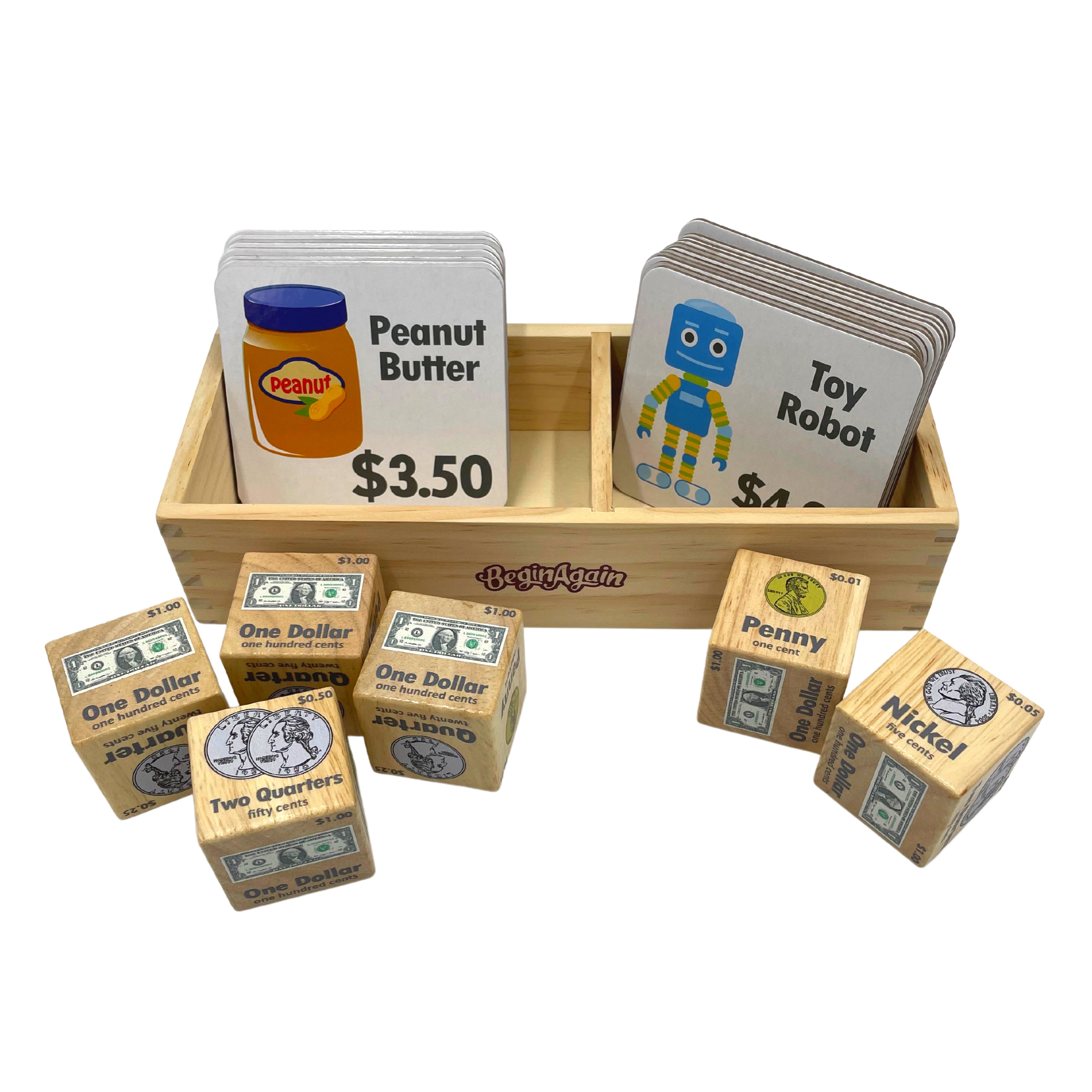 Money Blocks by Begin Again Toys - A Child's Delight