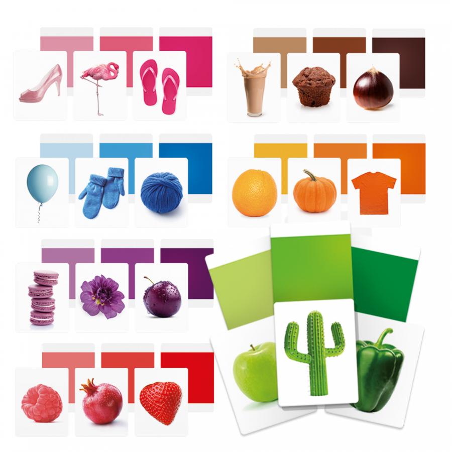 Headu - Flash Cards Colors Montessori Ages 2-5 - A Child's Delight
