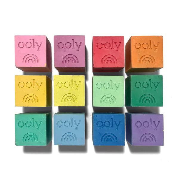 Chalk-O-Rama Block Sidewalk Chalk - Set of 12 - A Child's Delight