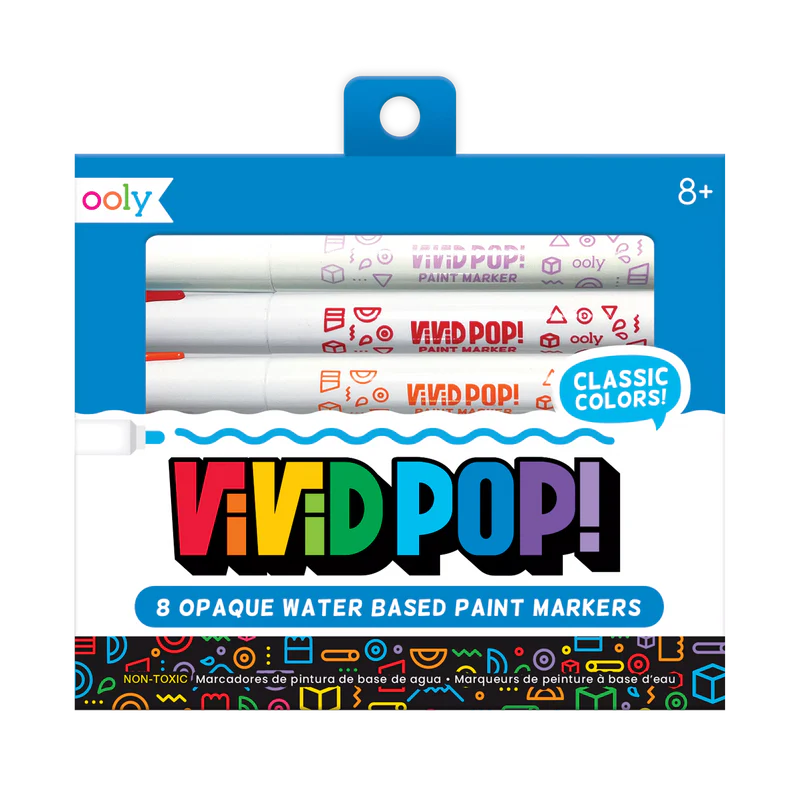 Vivid Pop! Water Based Paint Markers - A Child's Delight