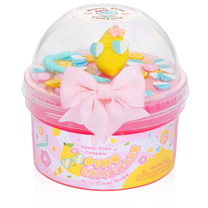 Pink Clear Lemonade Slime - A Child's Delight