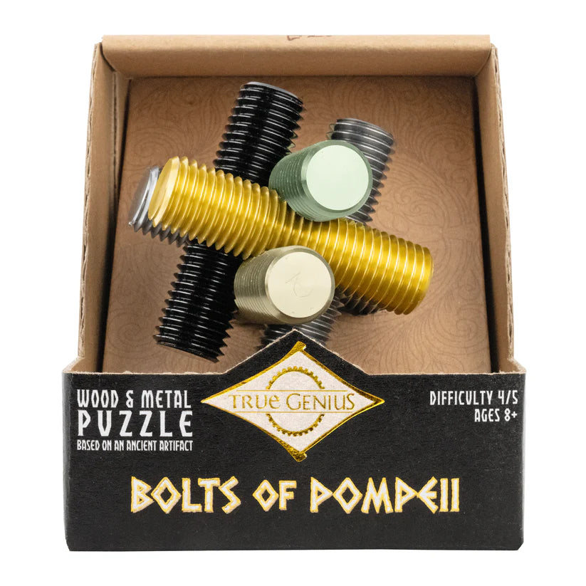 Bolts of Pompeii Interlocking Bolt Puzzles - A Child's Delight
