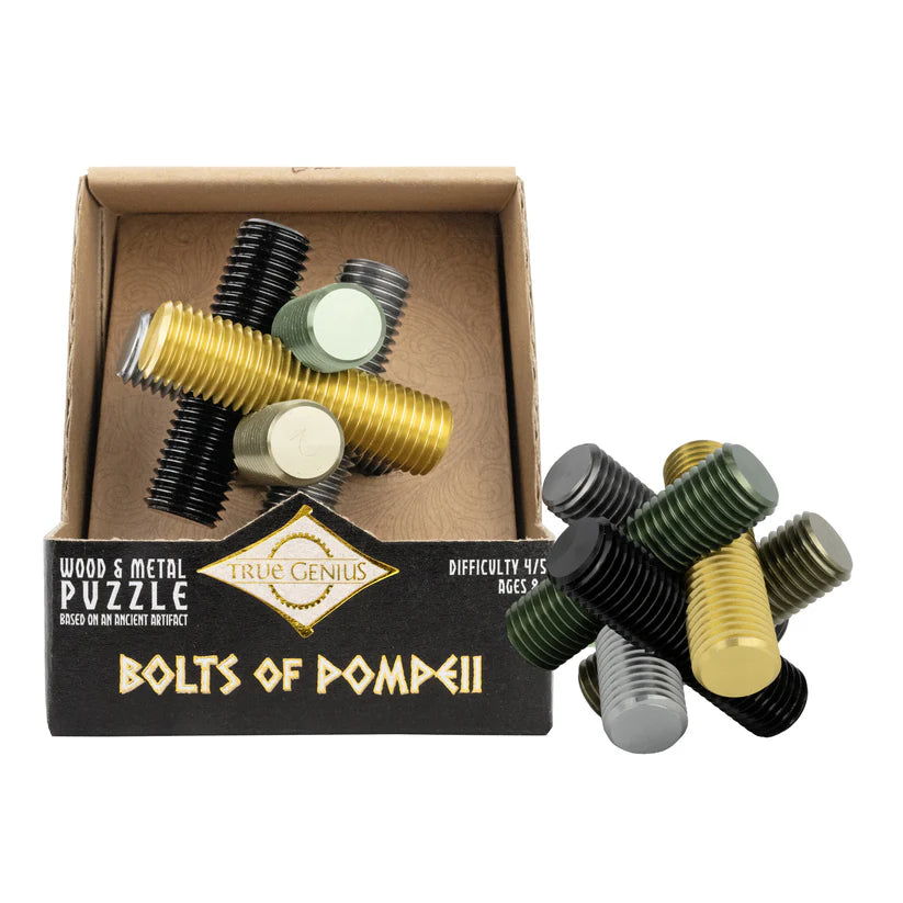 Bolts of Pompeii Interlocking Bolt Puzzles - A Child's Delight