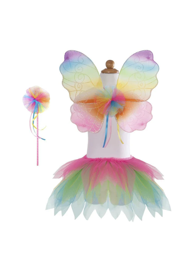 Neon Rainbow Skirt and Wings - A Child's Delight