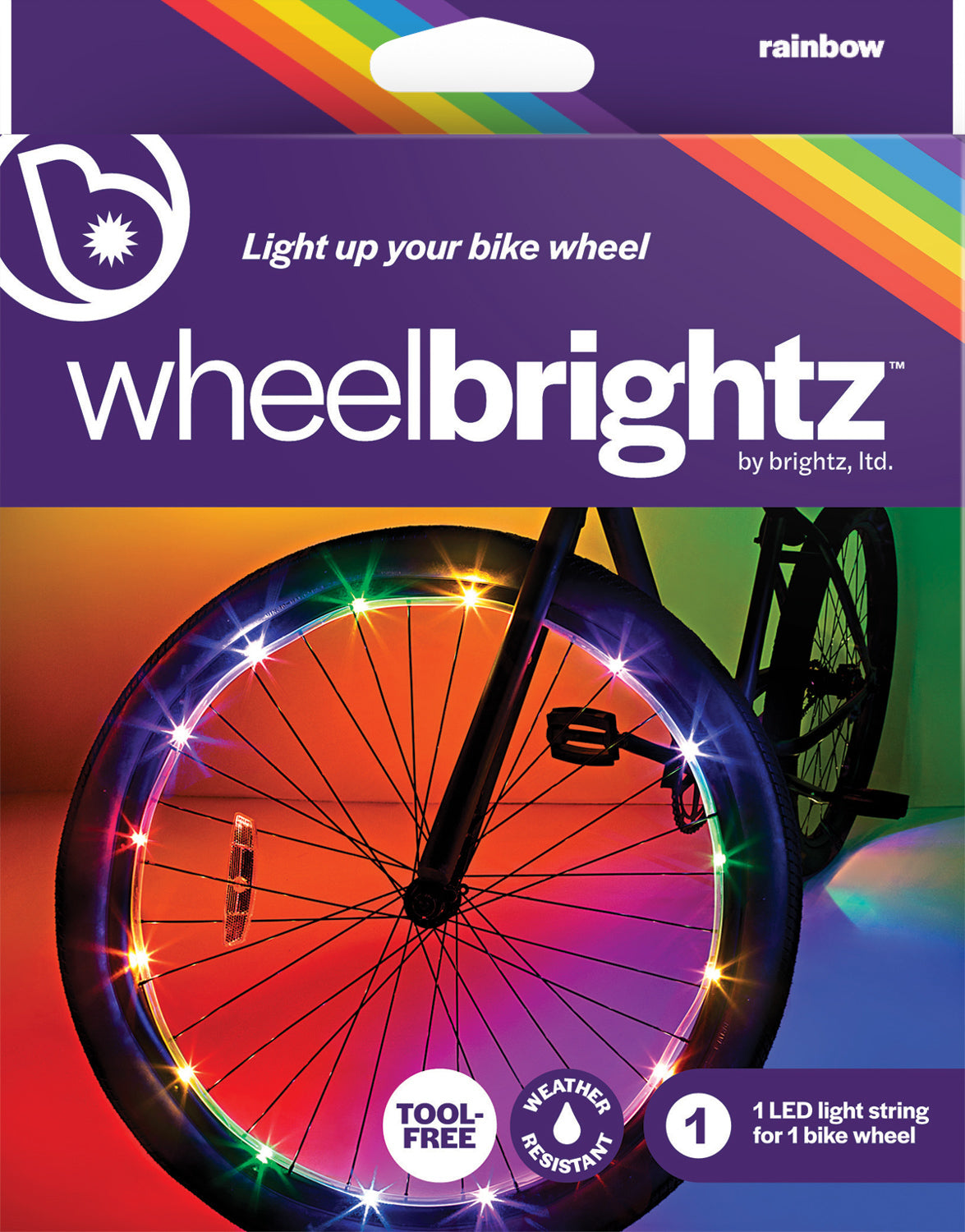 Wheelbrightz Rainbow Led Bicycle Wheel Light