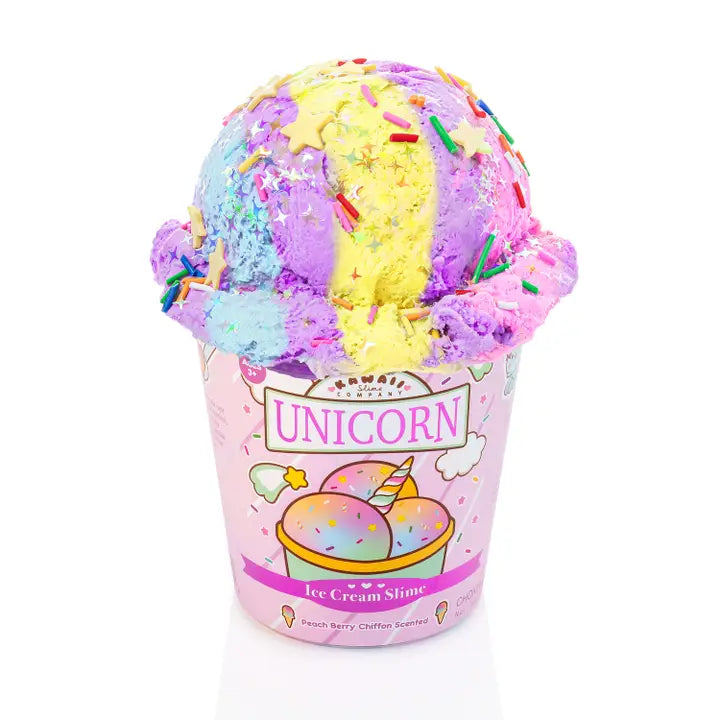 Unicorn Scented Ice Cream Slime - A Child's Delight