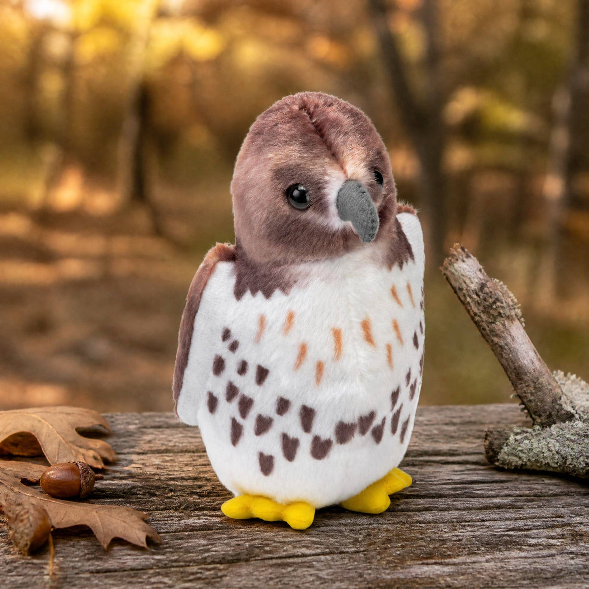 Audubon II Red-Tailed Hawk Stuffed Animal W Sound 5.5" - A Child's Delight