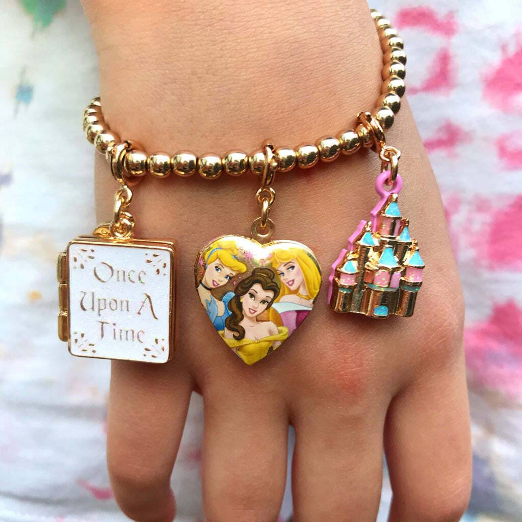 Gold Princess Book Charm - A Child's Delight