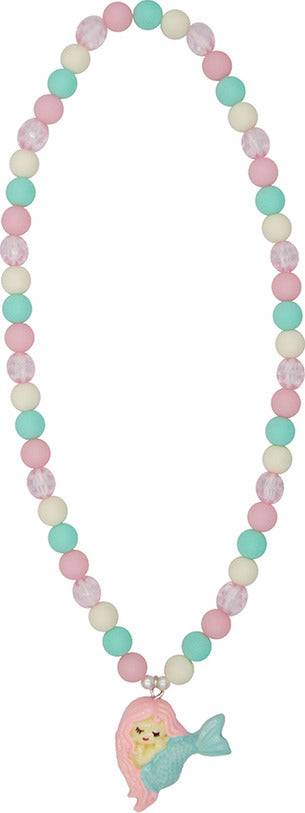 86129 MATTE MERMAID NECKLACE - A Child's Delight
