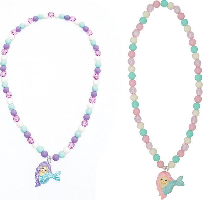 86129 MATTE MERMAID NECKLACE - A Child's Delight
