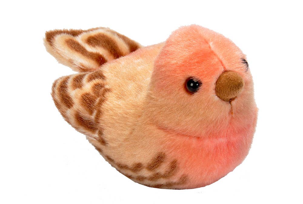 Audubon II House Finch Stuffed Animal W Sound 5.5" - A Child's Delight
