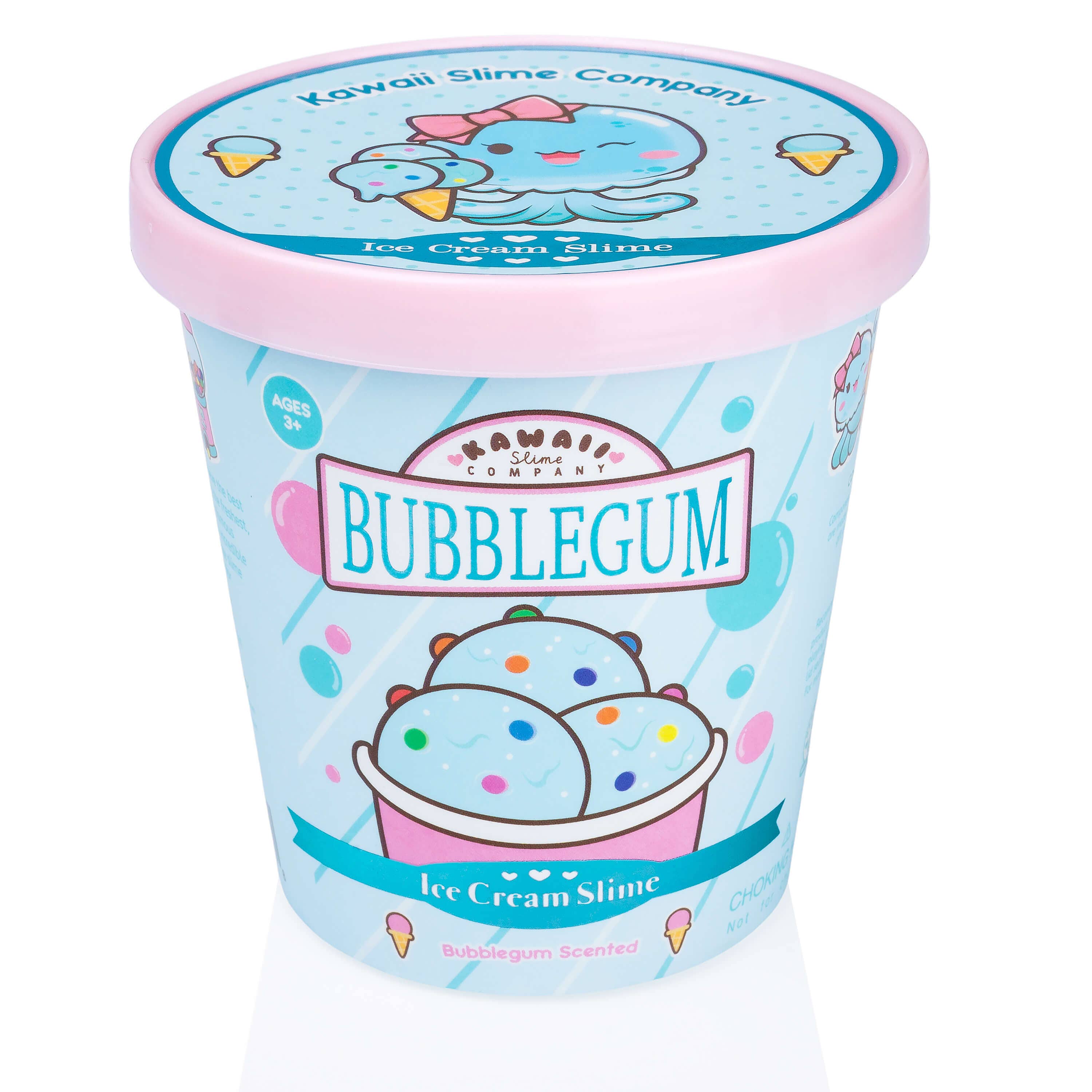 Bubblegum Scented Ice Cream Pint Slime (5pcs/case) - A Child's Delight