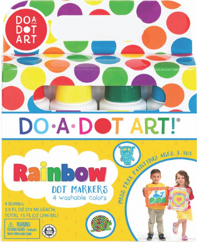 Rainbow Dot Markers - A Child's Delight