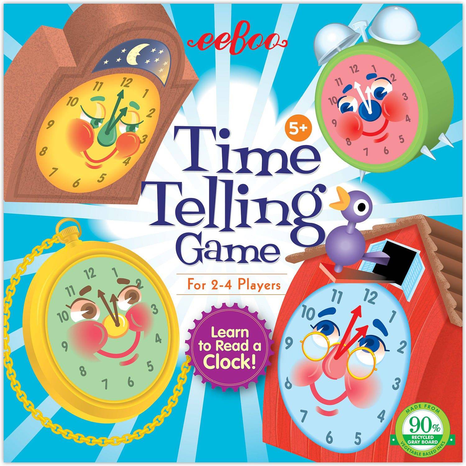 TIMEG2 TIME TELLING GAME - A Child's Delight