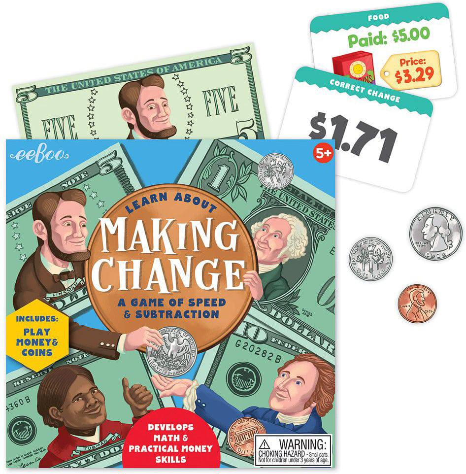 Making Change Game - A Child's Delight