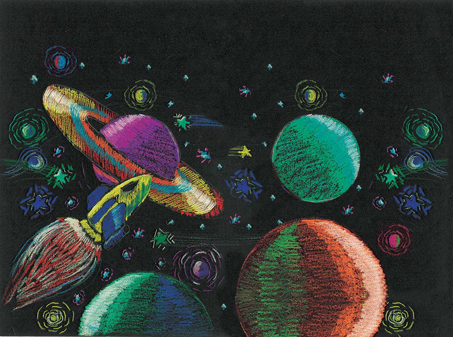 Black Paper Pad 9x12 - A Child's Delight