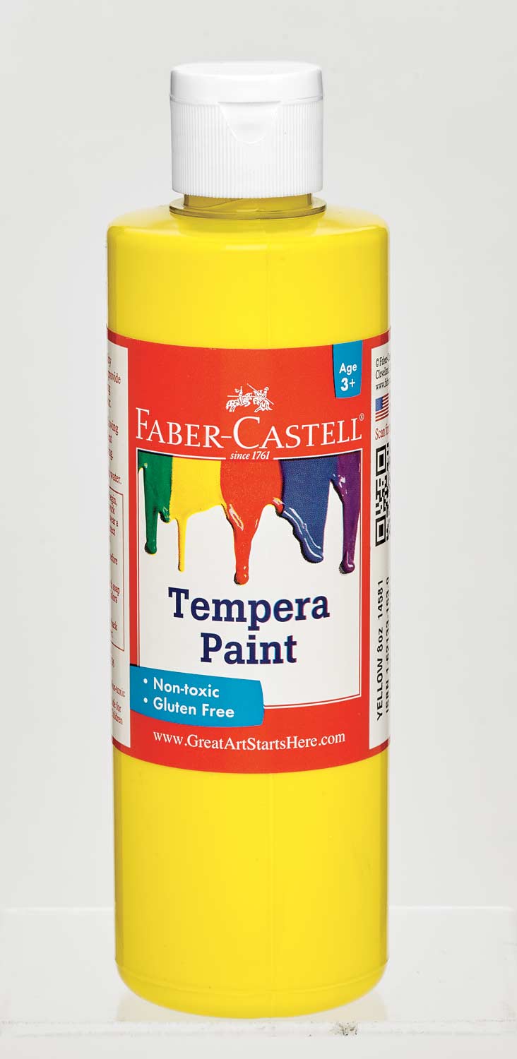 Yellow Tempura Paint - A Child's Delight