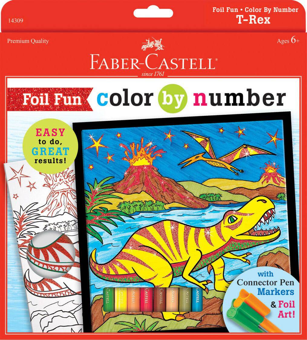 Color By Number Trex - A Child's Delight