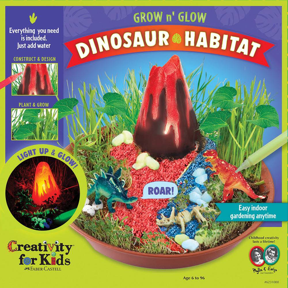 Grow n' Glow Dinosaur Habitat - A Child's Delight