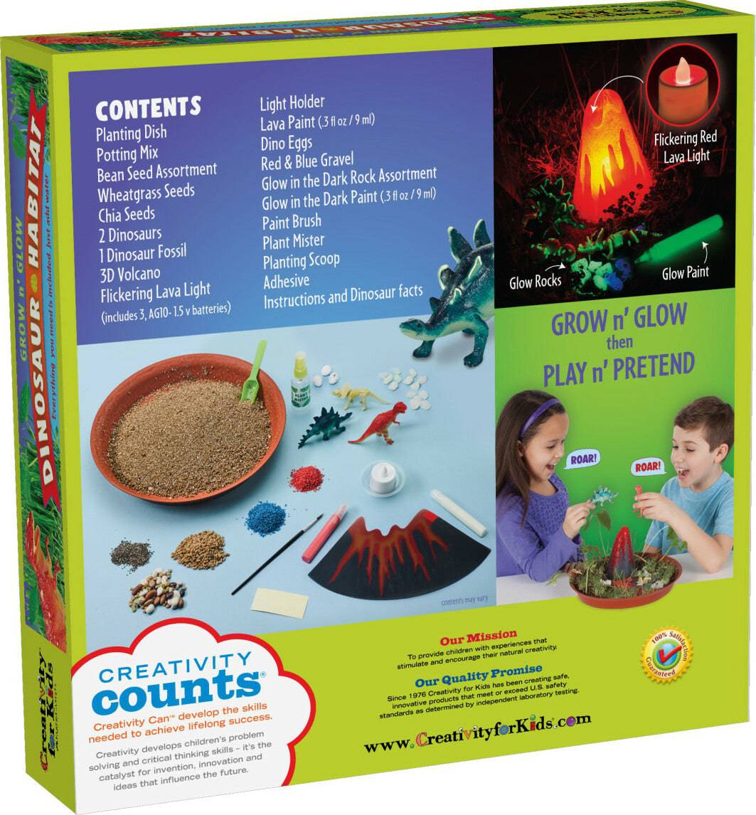 Grow n' Glow Dinosaur Habitat - A Child's Delight