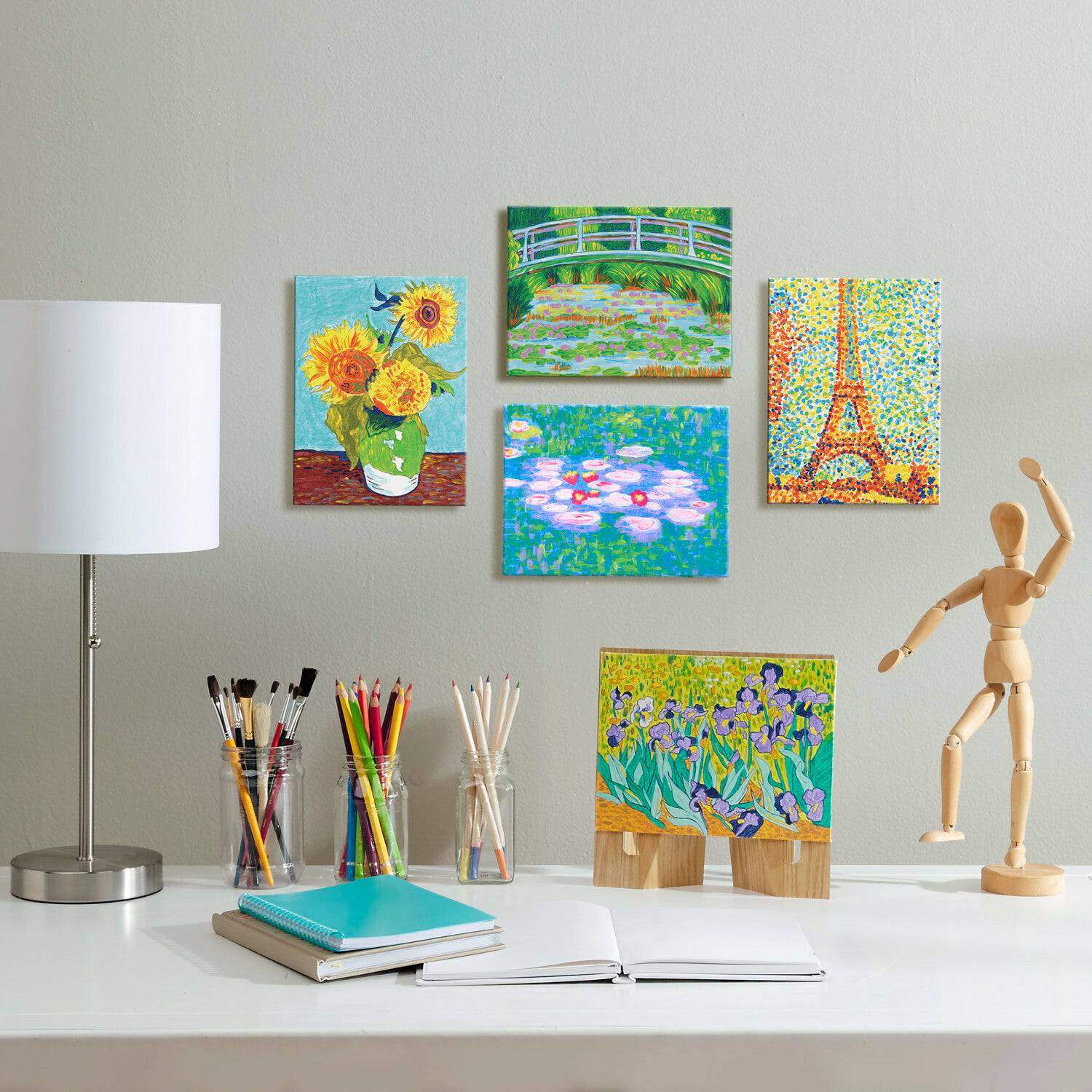 Paint By Number Water Lilies - A Child's Delight