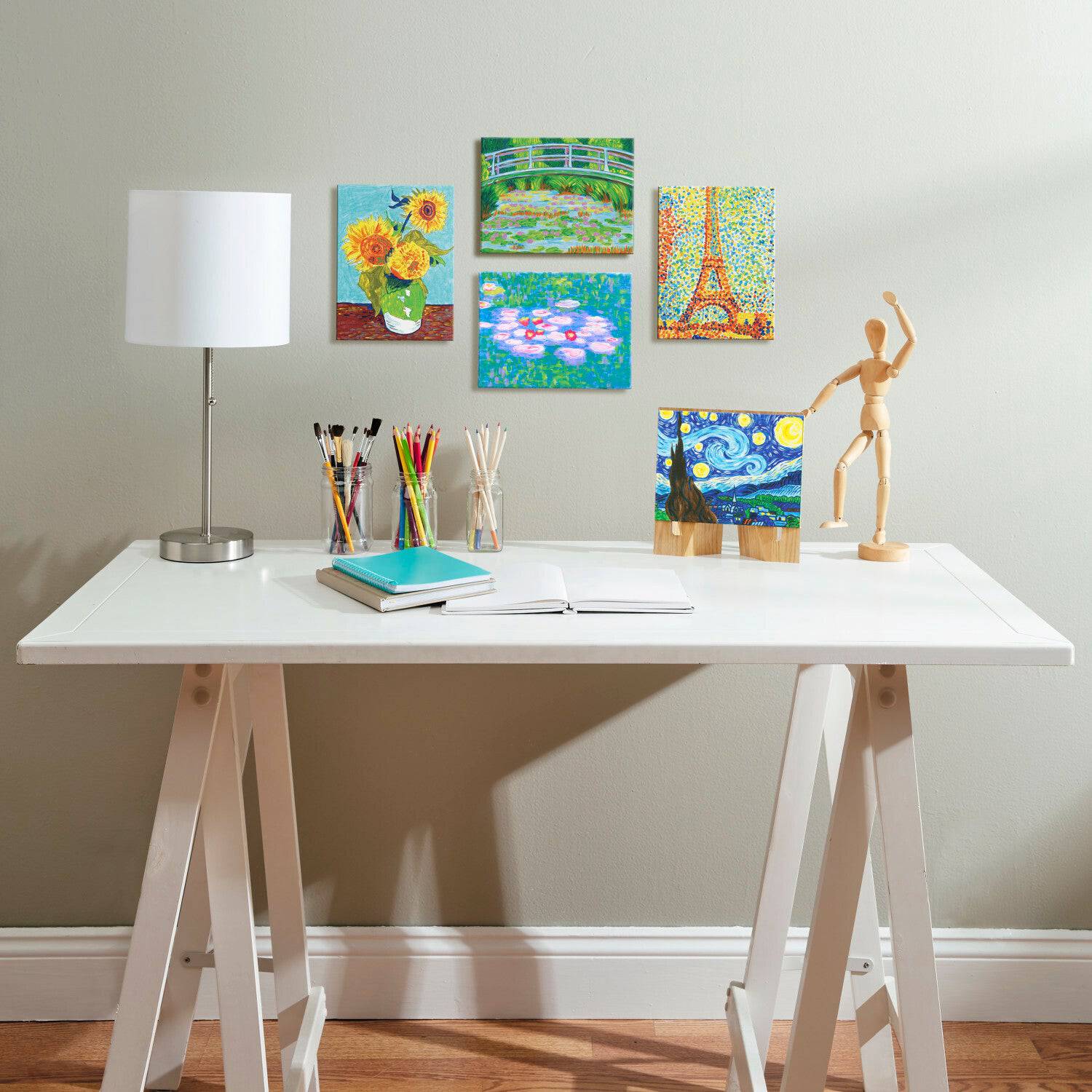 Paint By Number Water Lilies - A Child's Delight
