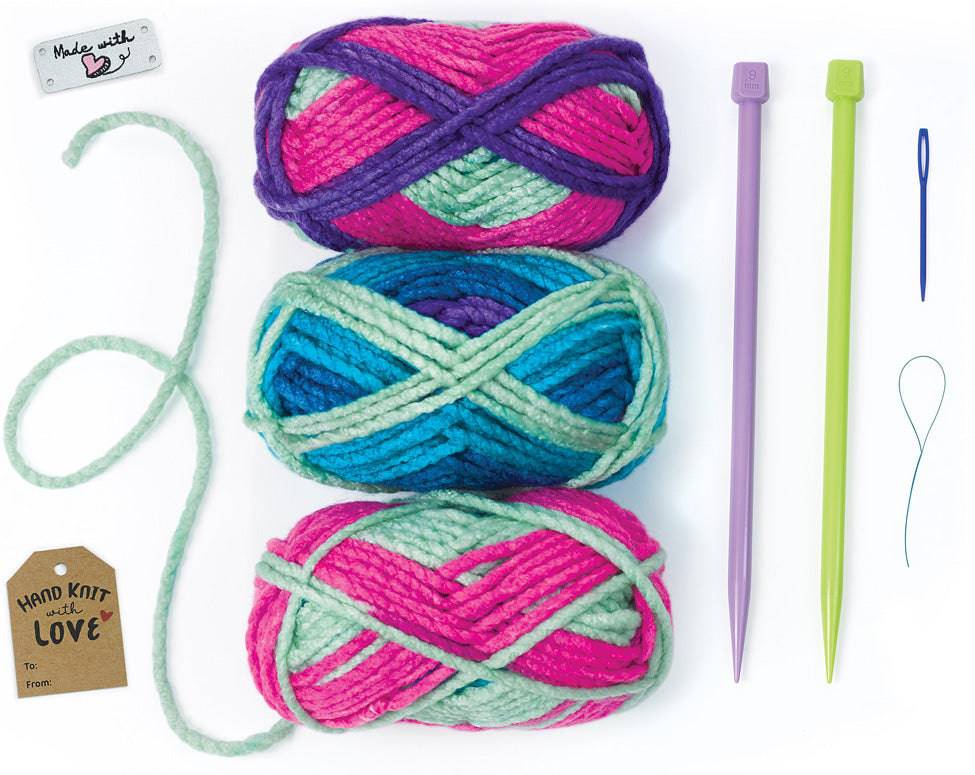 6302 LEARN TO KNIT POCKET SCAR - A Child's Delight