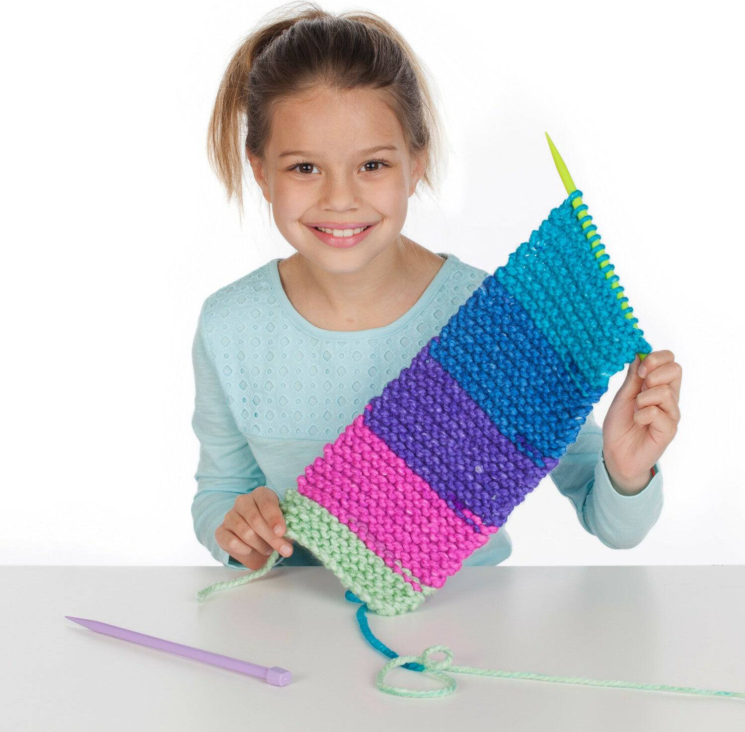 6302 LEARN TO KNIT POCKET SCAR - A Child's Delight
