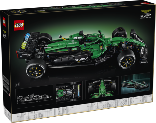 LEGO® 42240 Aston Martin Aramco AMR25 F1® Car