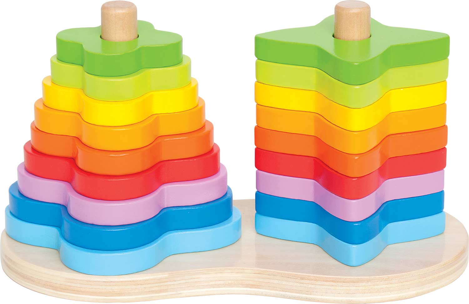 E0406 DOUBLE RAINBOW STACKER - A Child's Delight