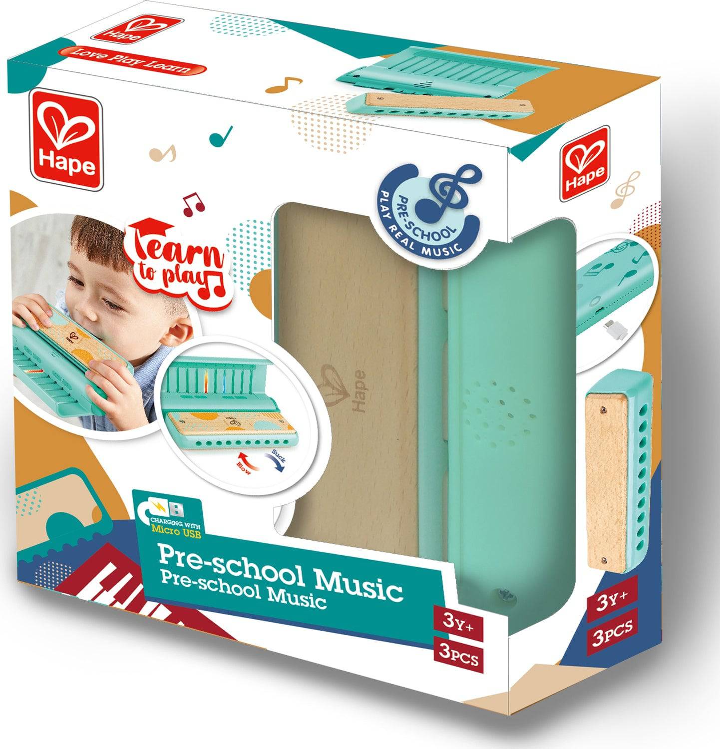 E0623 LEARN LIGHTS HARMONICA - A Child's Delight