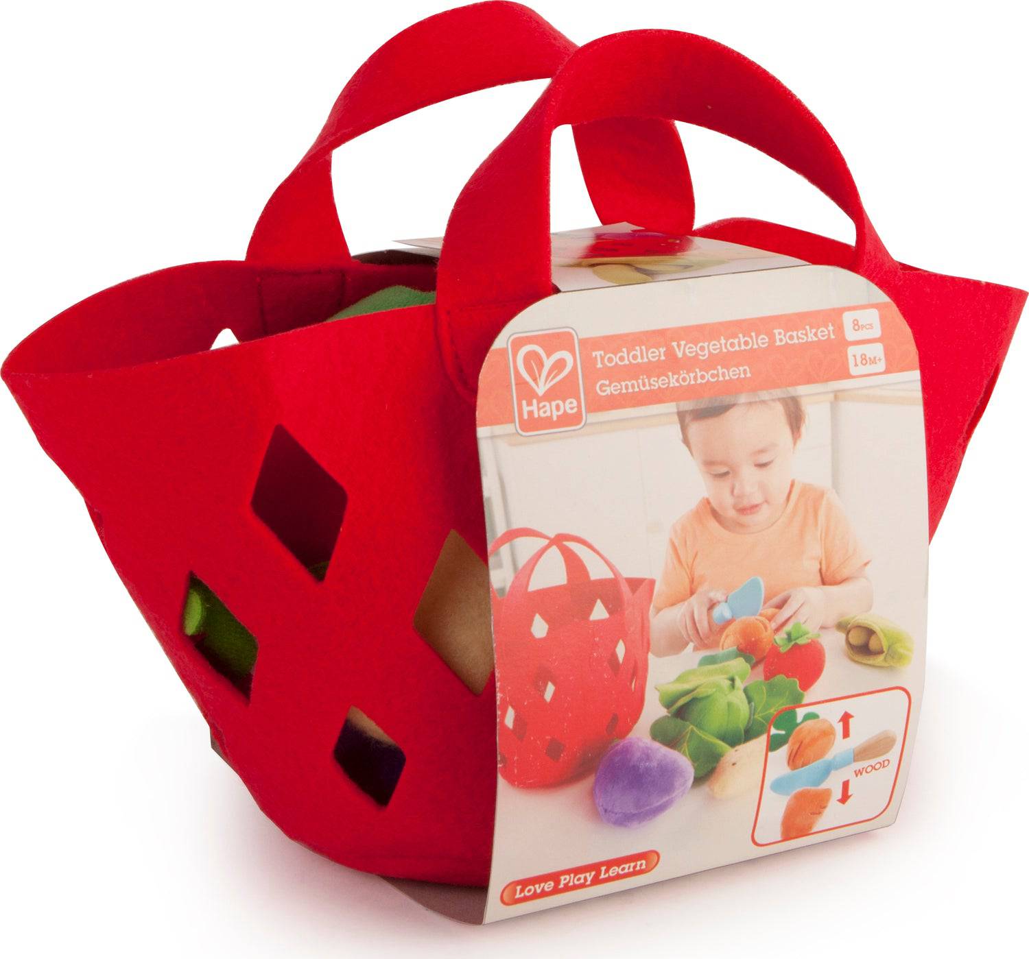 Toddler Veggie Basket - A Child's Delight