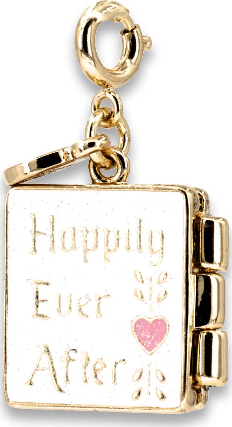 Gold Princess Book Charm