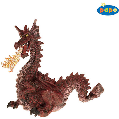 Red Dragon With Flame