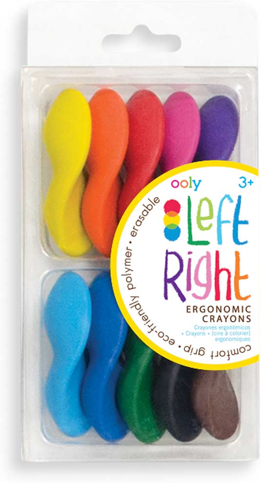 Left / Right Crayons - Set of 10