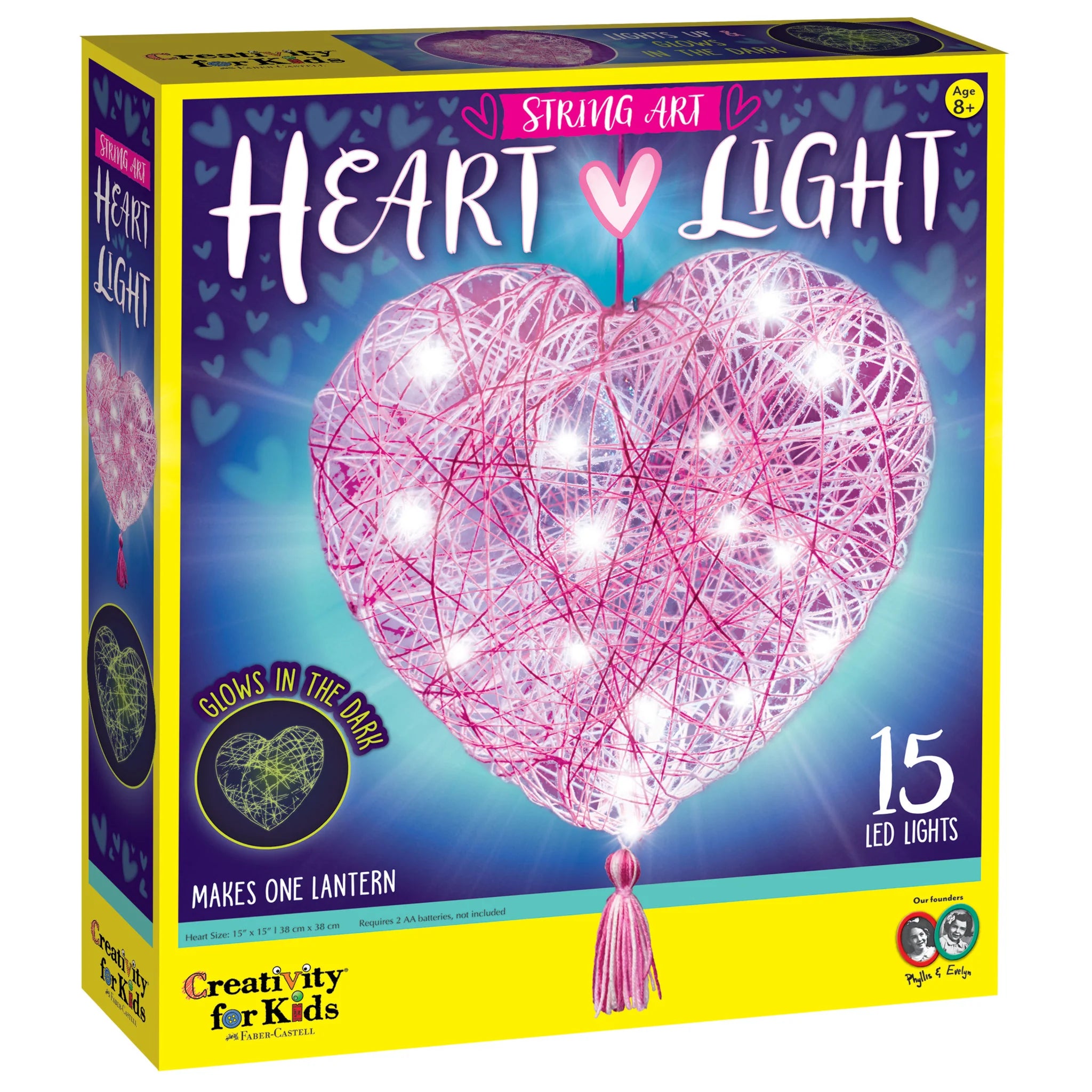 String Art Heart Light - A Child's Delight