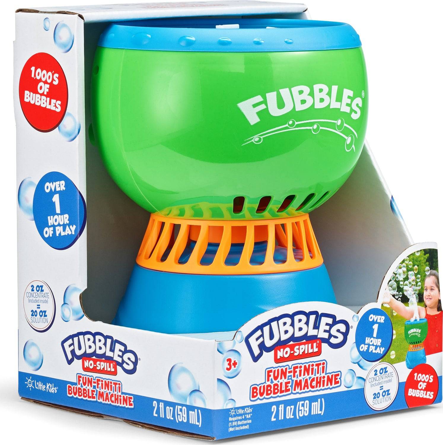Fubbles Bubble Machine - A Child's Delight